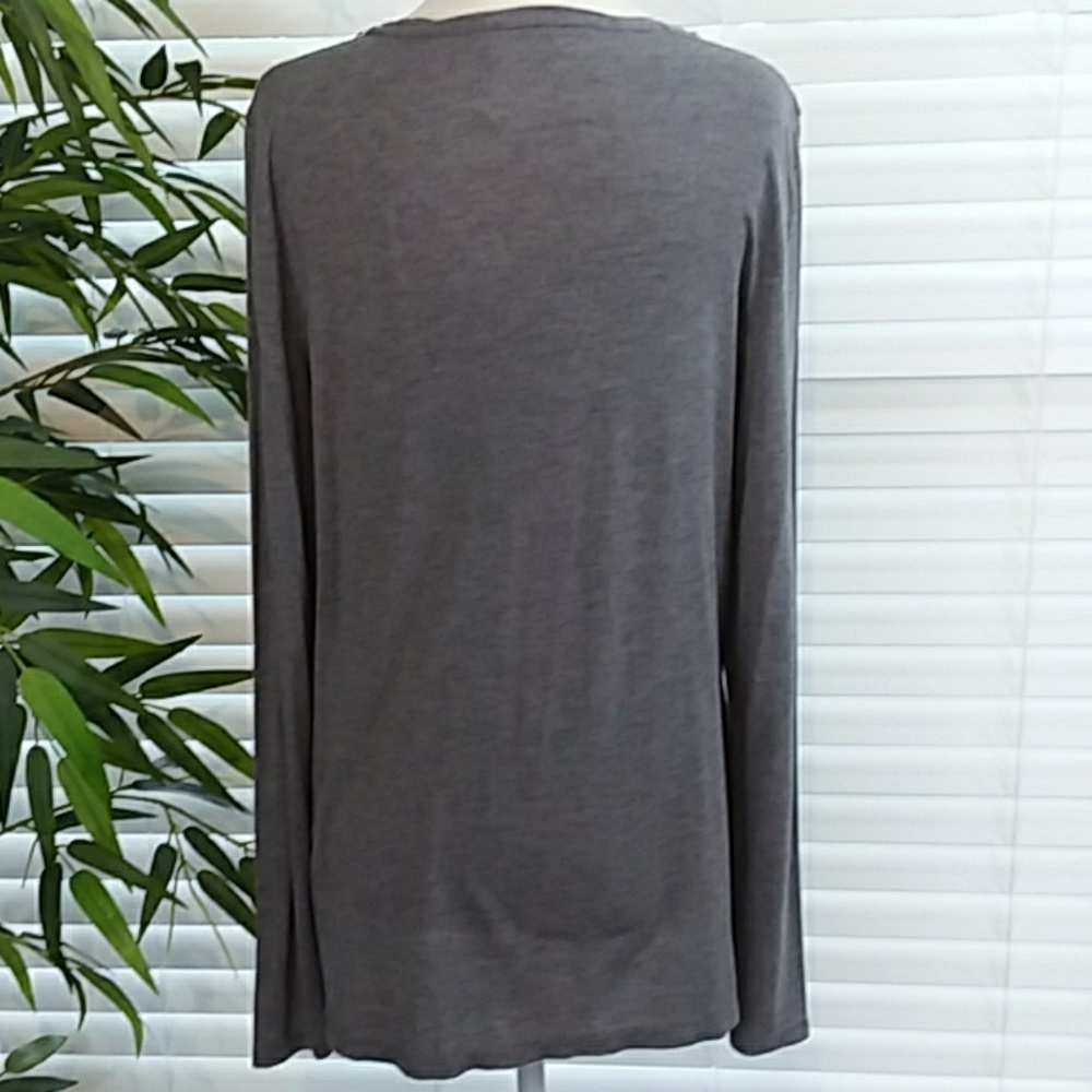 Banana Republic Gray Long Sleeve Top - Picture 3 of 5